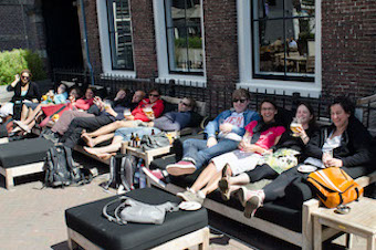 fiat ars nach einem Lunchkonzert in der Bavokerk, Haarlem (NL), 10. August 2013